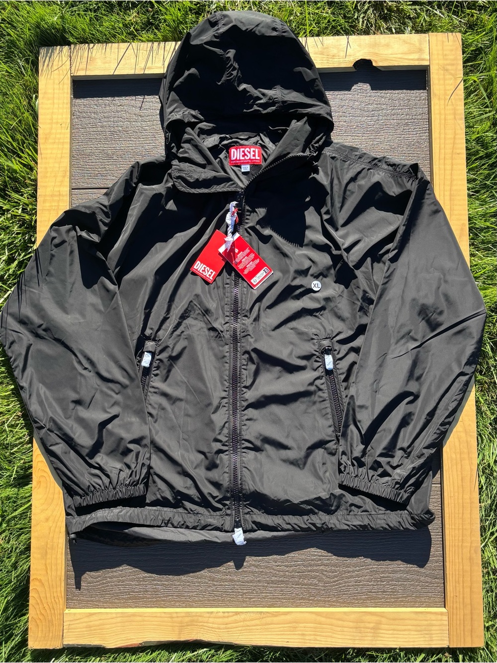 Diesel J-Clog Jacket Size XL Black